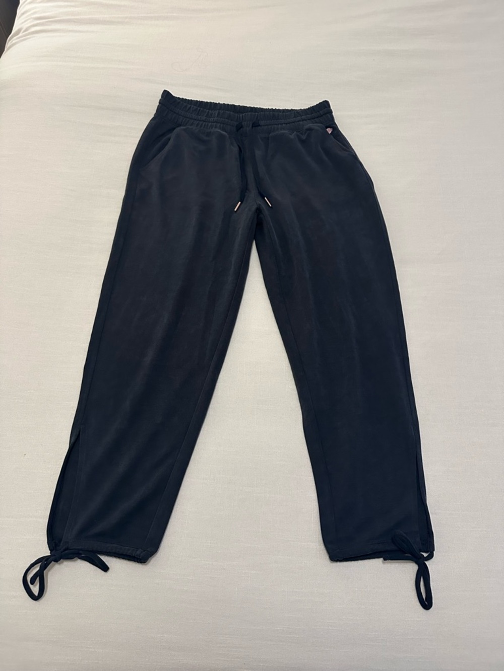 Black Drawstring Jogger Pants